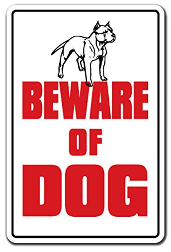 Beware Of Dog Sign  IndoorOutdoor  Security Sign Office Warning Sign Office Business  SignMission