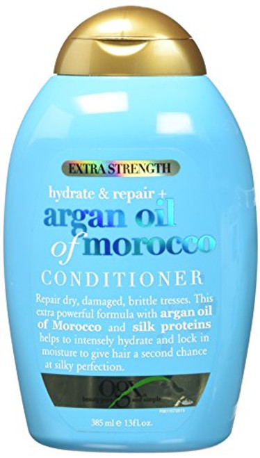 OGX Hydrate and Repair  Argan Oil of Morocco Extra Strength Conditioner 13 Fluid Ounce Bottle SulfateFree Surfactants Argan Oil Conditioner