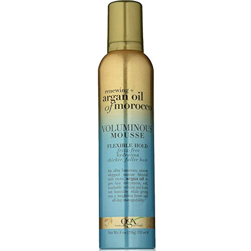 Ogx Argan Oil Of Morocco Voluminous Mousse Med Hold 8 Ounce 235ml 2 Pack