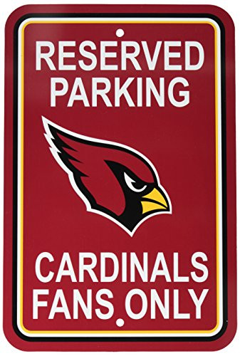 NFL Arizona Cardinals Plastic Parking Sign
