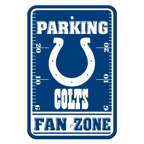 NFL Indianapolis Colts Plastic Parking Signs NFL Indianapolis Colts Plastic Parking Signs