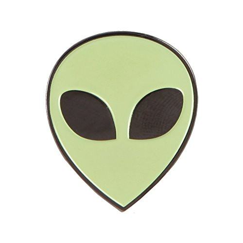 Alien Head Enamel Pin