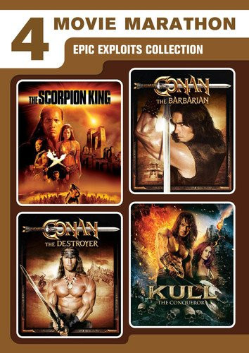 4Movie Marathon Epic Exploits Collection The Scorpion King  Kull the Conqueror  Conan the Barbarian  Conan the Destroyer