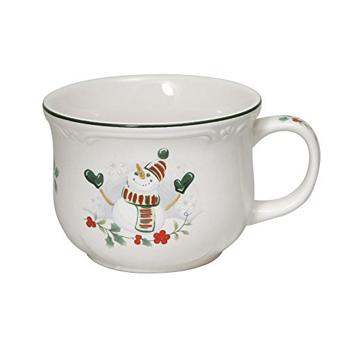Pfaltzgraff Winterberry Snowman Jumbo Soup Mug 26Ounce