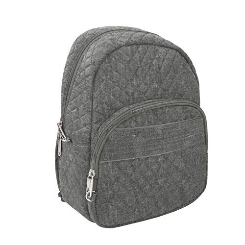 Travelon AntiTheft Boho Backpack  Gray Heather