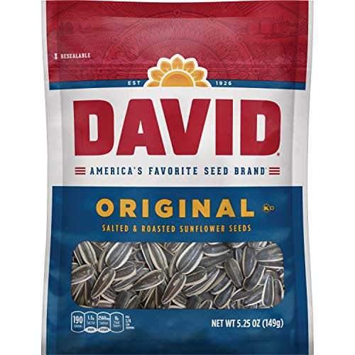 DAVID Roasted and Salted Original Sunflower Seeds 525 oz