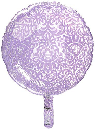 Anagram RoundLilac Tapestry Foil Balloon 18