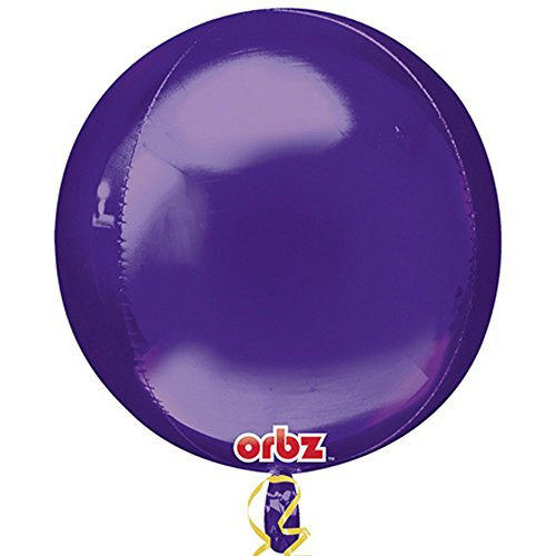 Anagram International Orbz Purple Flat Balloon 16 Multicolor Anagram International Orbz Purple Flat Balloon 16 Multicolor