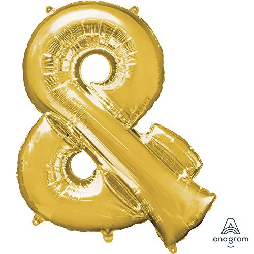 Anagram Symbol  Gold Foil Balloon 34