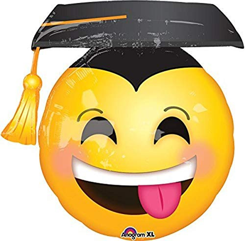 Anagram 26 Awesome Grad Face Foil Balloon Multicolor Anagram 26 Awesome Grad Face Foil Balloon Multicolor