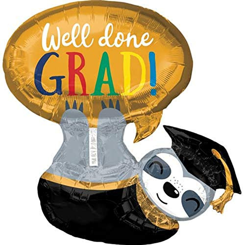 Anagram 28 Grad Sloth Foil Balloon Multicolor Anagram 28 Grad Sloth Foil Balloon Multicolor