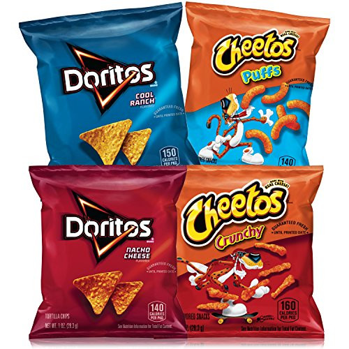FritoLay Doritos  Cheetos Mix 40 Count Variety Pack