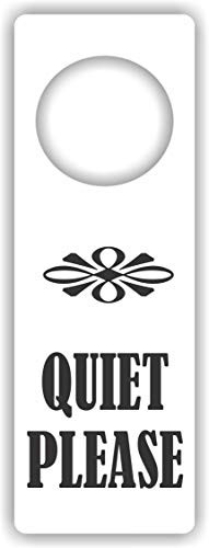 MySigncraft Quiet Please Door Hanger Sign