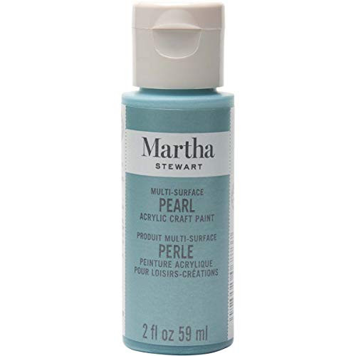 Martha Stewart Crafts MultiSurface Pearl Acrylic Craft Paint 2 oz Aquarium
