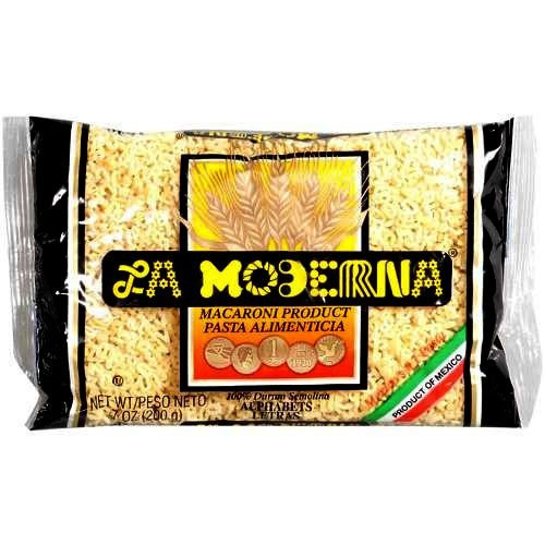 La Moderna Alphabet Pasta Alphabets Letras 6 Pack