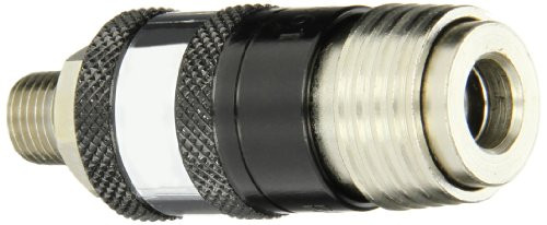 Coilhose Pneumatics 152USE 5in1 Automatic Safety Exhaust Coupler 14 Body Size 14 Male NPT