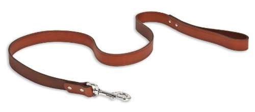 Ruff Maxx 10834 Leather Dog Leash 24Inch Brown