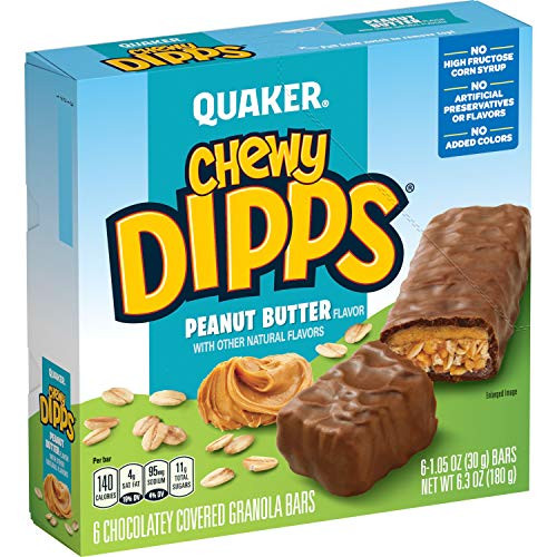 Quaker Chewy Peanut Butter Dipps Granola Bars 6 Bars Quaker Chewy Peanut Butter Dipps Granola Bars 6 Bars