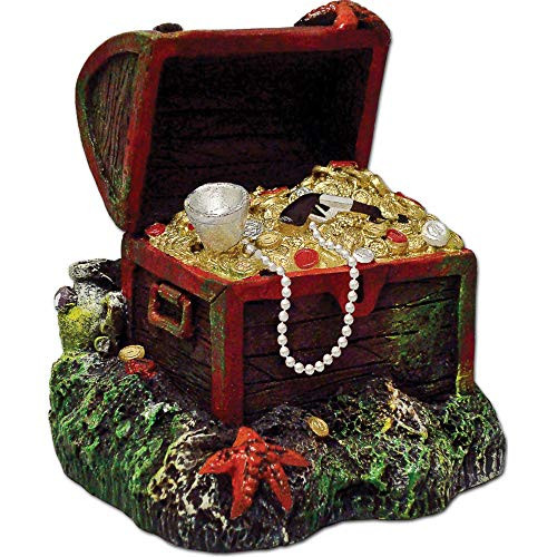 Blue Ribbon Captain Kidd Treasure Aquarium Ornament Small