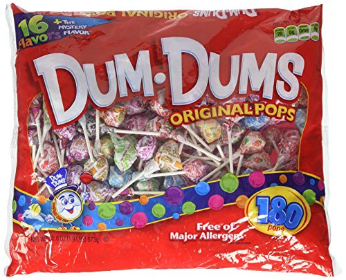 Dum Dum Pops 180 ct bag assorted flavors Dum Dum Pops 180 ct bag assorted flavors