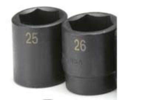 SK Hand Tool 34073 12Inch Drive Standard Impact Socket 23mm
