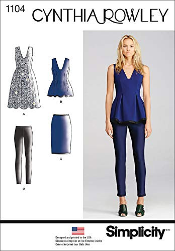 Simplicity Patterns 1104 Misses' Separates Cynthia Rowley Collection, H5 (6-8-10-12-14)