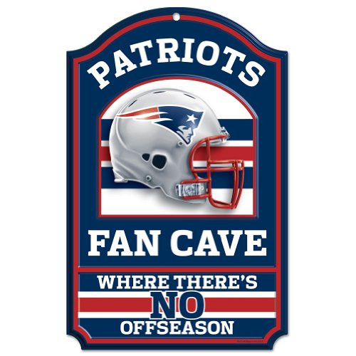 WinCraft NFL New England Patriots 05801010 Wood Sign 11 x 17 Black WinCraft NFL New England Patriots 05801010 Wood Sign 11 x 17 Black
