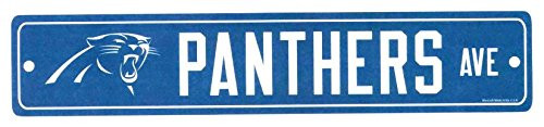 WinCraft NFL Carolina Panthers Street Sign