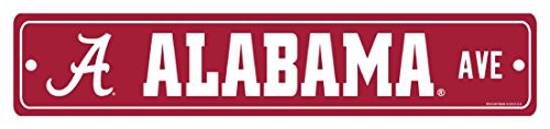 WinCraft NCAA Alabama Crimson Tide Street Sign WinCraft NCAA Alabama Crimson Tide Street Sign