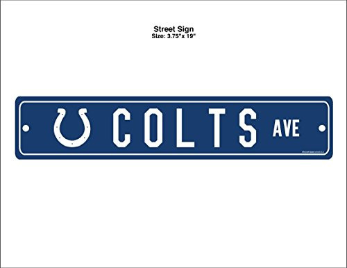 WinCraft NFL Indianapolis Colts Street Sign