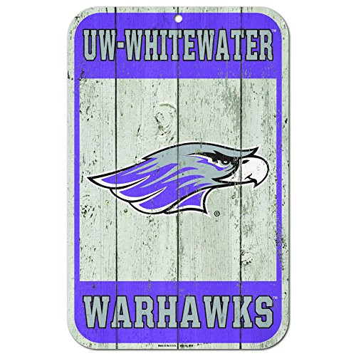 Wincraft Whitewater Warhawks Official NCAA 11 x 17 Fence Plastic Wall Sign 11x17 815866