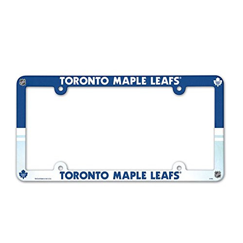 WinCraft NHL Toronto Maple Leafs License Plate with Full Color Frame
