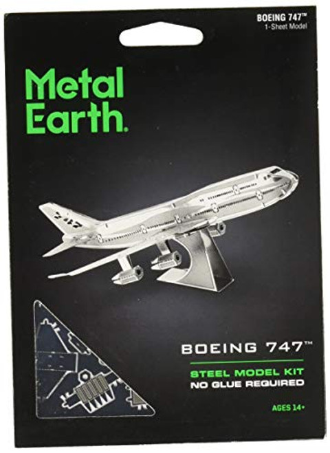 Metal Earth Fascinations Boeing 747 Airplane 3D Metal Model Kit Metal Earth Fascinations Boeing 747 Airplane 3D Metal Model Kit