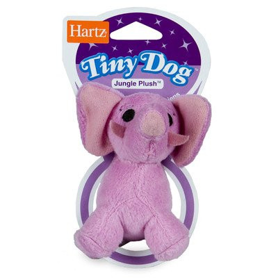 Hartz Jungle Plush Tiny Dog Toy Assorted Style Set of 3