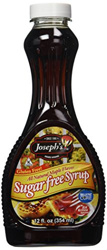Josephs Syrup Maple Sugar Free Gluten Free 12 Fl Oz