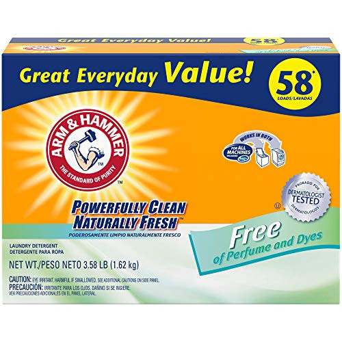 Arm  Hammer Powder Laundry Detergent Free of Perfume and Dyes 58 loads