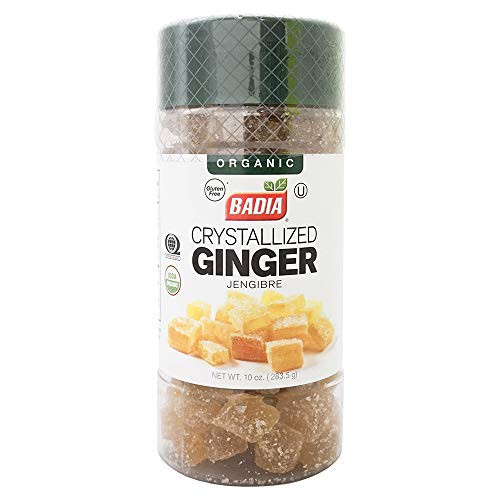 Badia Organic Crystallized Ginger 10 Ounce