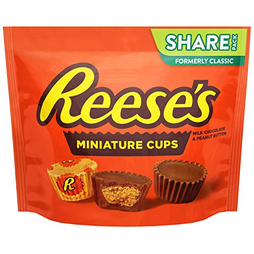 REESES Chocolate Peanut Butter Cup Candy Miniatures 105 oz Bag