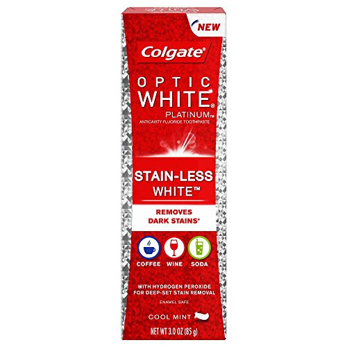 Colgate Pa Colgate Optic White Platinum Stainless Cool Mint Whitening Toothpaste  3oz 3 Oz
