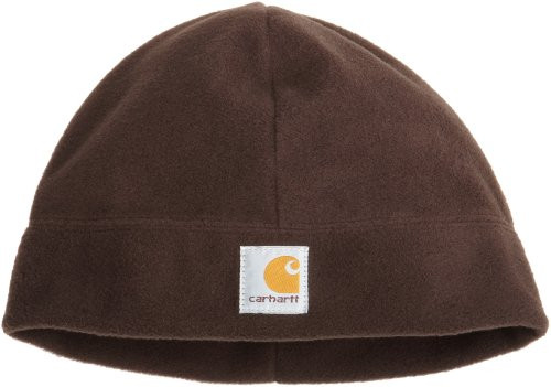 Carhartt Mens Fleece HatDark BrownOne Size