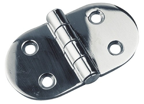 Short Round Hinge SS 2PK