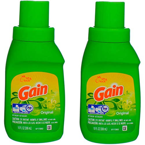 Gain Original Laundry Detergent Two 10 oz Bottles