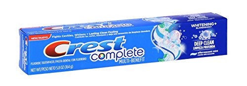 Crest Complete Toothpaste Whitening  Deep Clean Effervescent Mint 580 oz