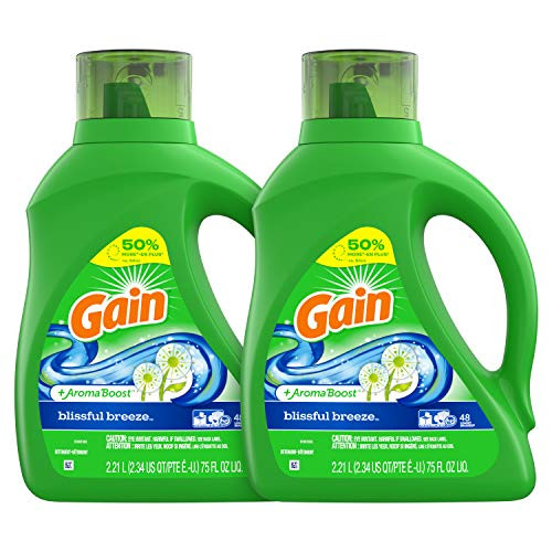 Gain Liquid Laundry Detergent Blissful Breeze 2 Count 75 fl oz Each 96 Total Loads
