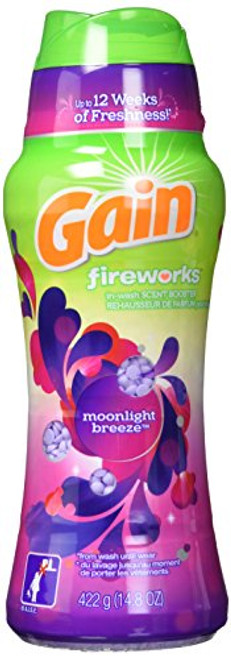 Gain Fireworks inWash Scent Booster Beads Moonlight Breeze 148 oz Gain Fireworks inWash Scent Booster Beads Moonlight Breeze 148 oz