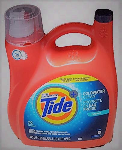 Ultra Concentrated New Tide Coldwater Clean Original Liquid Laundry Detergent 443 L150 Fl Oz  110 Loads