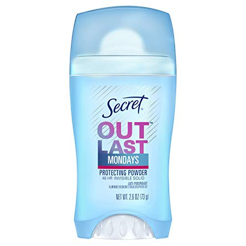 Secret Outlast Protecting Powder Scent Womens Deodorant and Invisible Solid Antiperspirant 26 Ounce Packaging May Vary