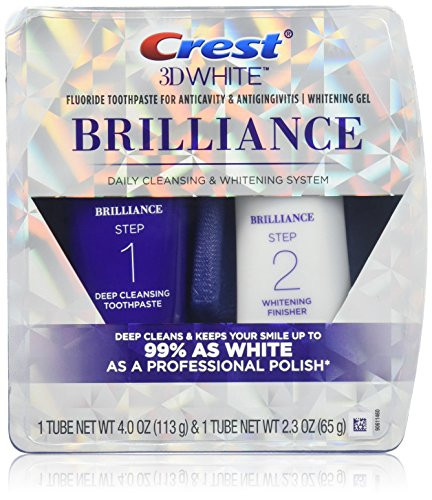 Crest Brilliance Daily Cleasning Toothpaste And Whitening Gel System  4 Oz