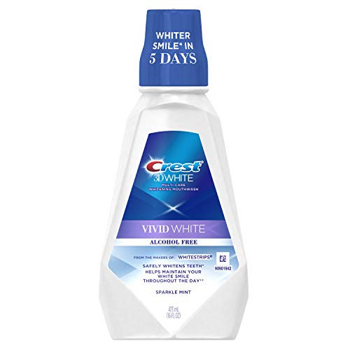 Crest 3d Vivid White Mouthwash 473 Ml 122 Pound