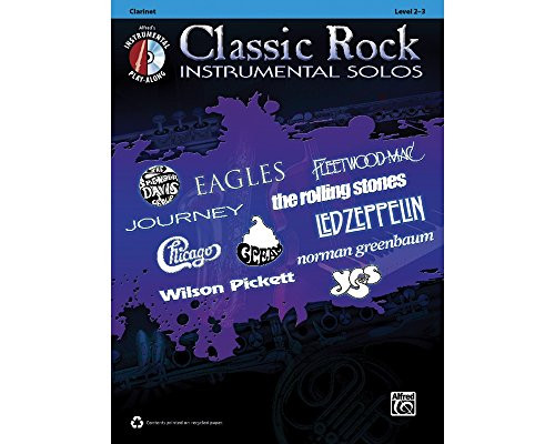 Alfred Classic Rock Instrumental Solos Clarinet Book CD Alfred Classic Rock Instrumental Solos Clarinet Book CD
